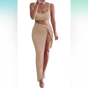 Long skirt 2 piece set